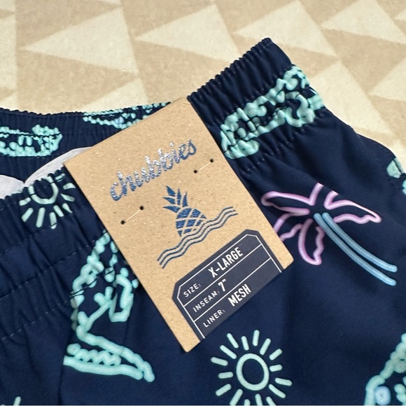 Chubbies Mens Swim Trunks – Mens Swim Shorts with 4-Way Stretch, 7”, UPF 50+ - Picture 3 of 3